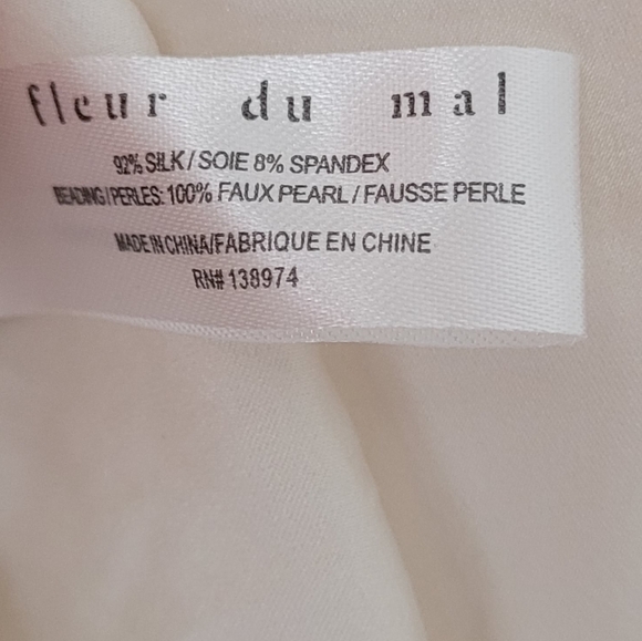 FLEUR DU MAL BRIDE EMBROIDERED ANGEL SLEEVE ROBE - Picture 9 of 12